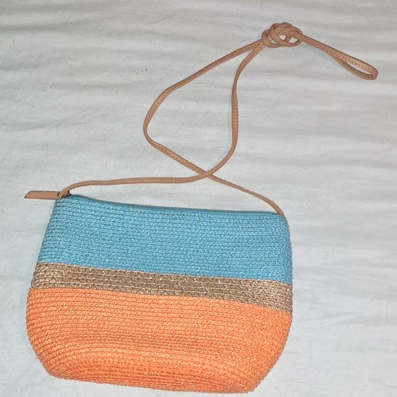 Shoulder Bag Summer Blue Orange - Picture 4 of 4